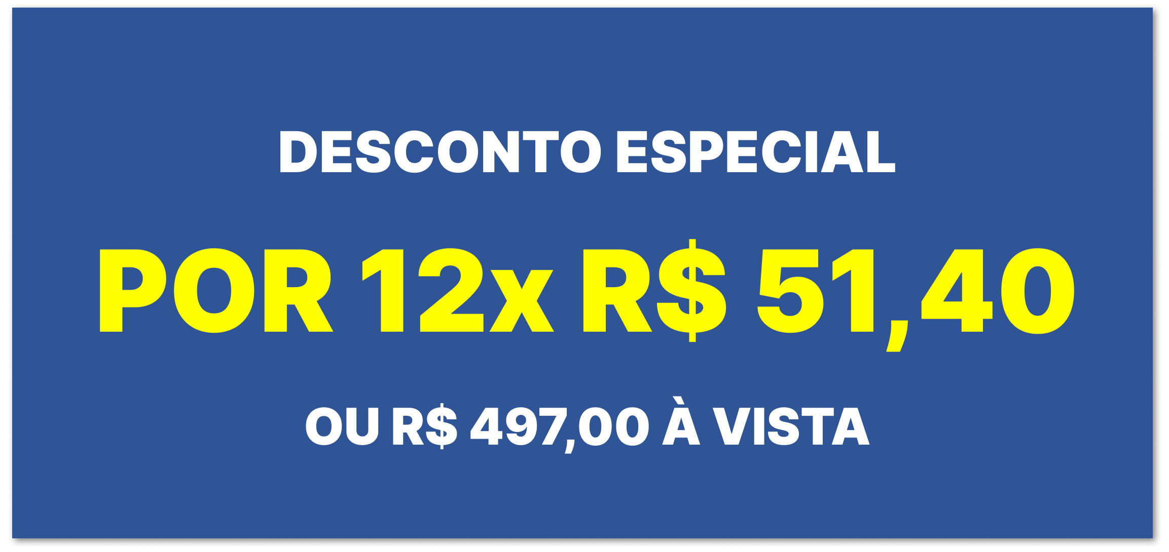 Desconto Especial